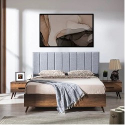 Bed with Nightstand - B100