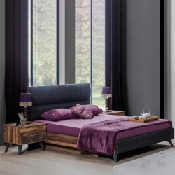 Bed with Nightstand - B98