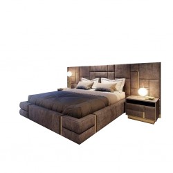 Bed with Nightstand - B31